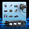 Joyroom JR-CL06 9in1 car charger 154W 5x USB-A / USB-C / 3x cigarette lighter socket PD QC PPS - black