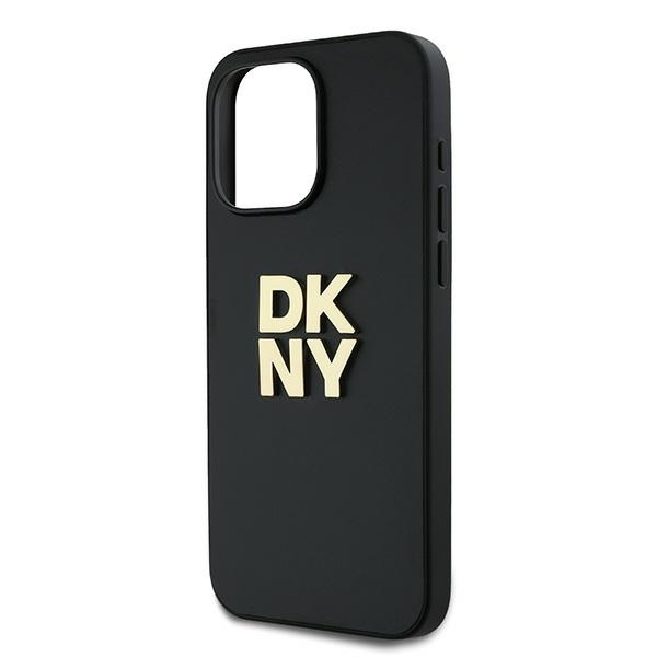 DKNY DKHCP15XPBSWSK iPhone 15 Pro Max6.7" czarny/black hardcase Wrist Strap Stock Logo