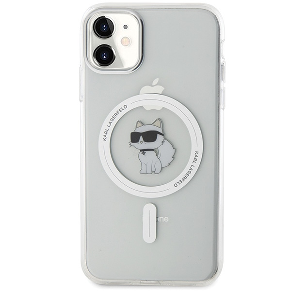 KARL LAGERFELD KLHMN61HFCCNOT IPHONE 11 /XR TRANSPARENT/TRANSPARENT HARDCASE IML CHOUPETTE MAGSAFE
