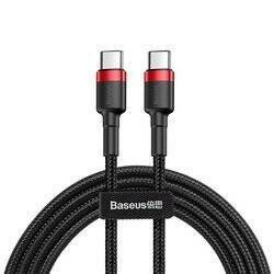 Baseus kabel Cafule PD USB-C - USB-C 2,0 m czerwono-czarny 60W