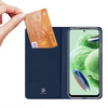 Dux Ducis Skin Pro etui do Xiaomi Redmi Note 12 5G / Poco X5 5G pokrowiec z klapką portfel na kartę podstawka niebieskie