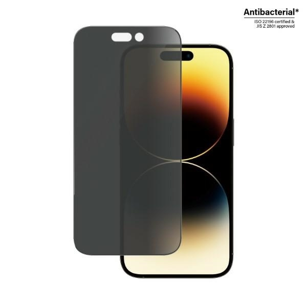 PanzerGlass Ultra-Wide Fit iPhone 14 Pro 6,1" Privacy Screen Protection Antibacterial P2772