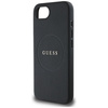 Etui Guess Grained Ring MagSafe do       iPhone 16e czarny