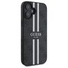 Guess GUHMP16SP4RPSK iPhone 16 6.1"      czarny/black hardcase 4G Printed Stripes MagSafe
