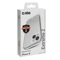 SBS Extreme X2 Etui na iPhone 15 Przeźroczyste