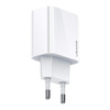 USAMS Ład. siec. 1xUSB-C T34 20W 5V-3A(only head) PD3.0 Fast Charging biały/white CC118TC01 (US-CC118)