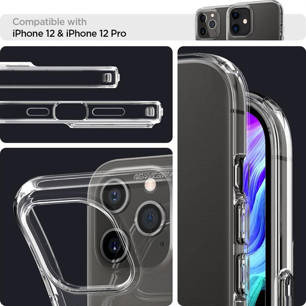 Spigen Liquid Crystal Case for iPhone 12 / iPhone 12 Pro - Transparent