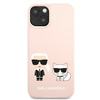 KARL LAGERFELD KLHCP13MSSKCI IPHONE 13/14/15 6.1 "HARDCASE LIGHT PINK / LIGHT PINK SILICONE KARL & CHUPETTE