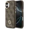 Etui Guess 4G Strass Logo MagSafe do     iPhone 17 brązowy