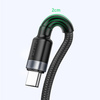 Baseus Cafule cable USB Type C SuperCharge 40W Quick Charge 3.0 QC 3.0 1m gray-black (CATKLF-PG1)