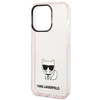 Etui Karl Lagerfeld Choupette Body na iPhone 14 Pro 6,1" - różowe
