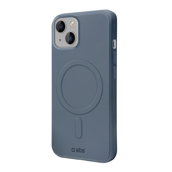 SBS Smooth Blue Mag MagSafe compatible soft case, iPhone 14 Plus