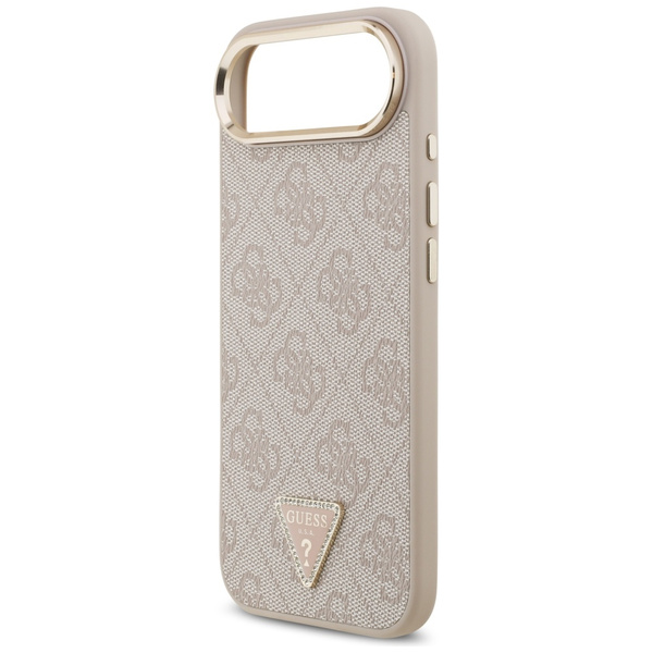 Etui Guess 4G Triangle Logo MagSafe do   iPhone Air różowy złoty