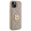 DKNY DKHCP15SPQDSLE iPhone 15 6.1"       beżowy/beige Quilted Stack Logo