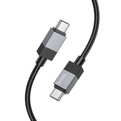 Kabel USB C do USB C Hoco 3A 60W 1 m X110 czarny