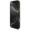 Etui Guess 4G Triangle Logo & Big Strap  Metal Buttons MagSafe do iPhone 17 Pro Max brązowy