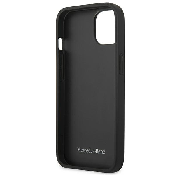 Etui Mercedes Leather Urban na iPhone 14 Plus - czarne