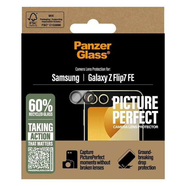 Szkło hartowane na obiektyw PanzerGlass  PicturePerfect do Samsung Galaxy Z Flip7 FE