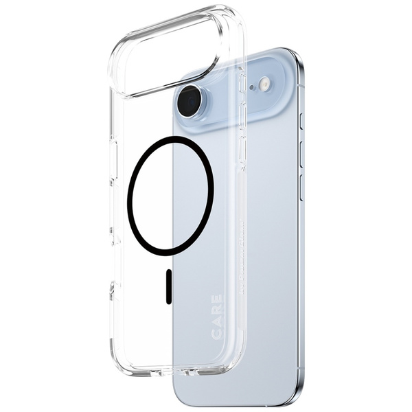 Etui CARE by PanzerGlass Flagship Urban  Explorer w. Black MagSafe do iPhone Air przezroczysty