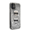 KARL LAGERFELD KLHCN61KCGLSL IPHONE 11 / XR 6.1 "HARDCASE SILVER / SILVER GLITTER KARL & CHOUPETTE