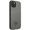 Guess GUHCP13MPSATLG iPhone 13 / 14 / 156.1" srebrny/silver hardcase SaffianoTriangle Logo