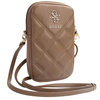 Guess Torebka GUWBZPSQSSGWbrązowy/brown Zip Quilted 4G