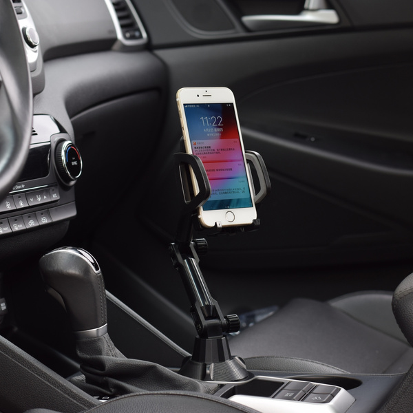 SMARTPHONE CAR HOLDER FOR CUP HOLDER BLACK