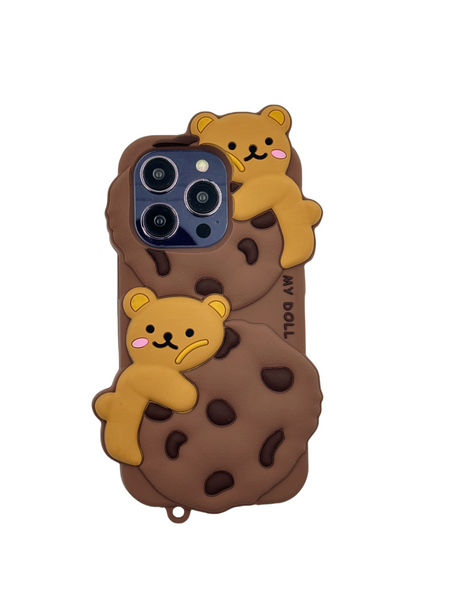 ETUI CASE 3D CIASTECZKOWY MIŚ IPHONE 13 Pro