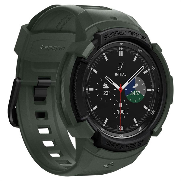 SPIGEN RUGGED ARMOR ”PRO” GALAXY WATCH 4 CLASSIC 46 MM MILITARY GREEN