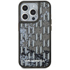 Etui Karl Lagerfeld Liquide Glitter      Monogram Gradient do iPhone 15 Pro Max czarny