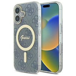 Guess GUHMP16SH4STB iPhone 166.1" niebieski/blue hardcase IML 4G MagSafe