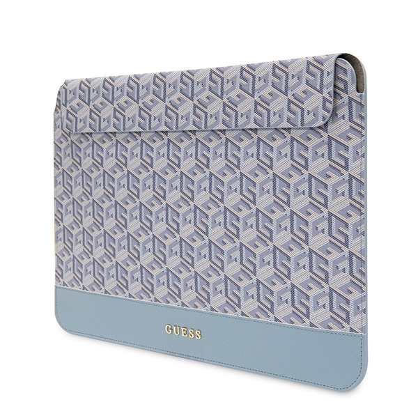 Guess Sleeve GUCS16HGCFSEB 16"niebieski/blue GCube Stripes