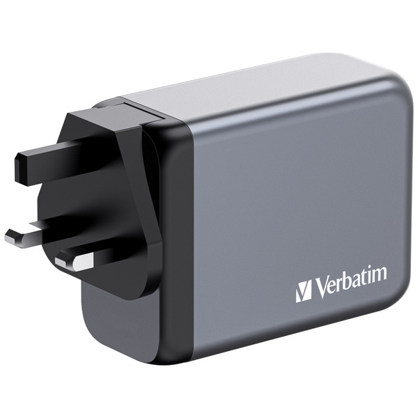 Verbatim Ładowarka sieciowa GaN 200W3xUSB-C/USB-A + Adapter EU/UK/US GNC-200 32204
