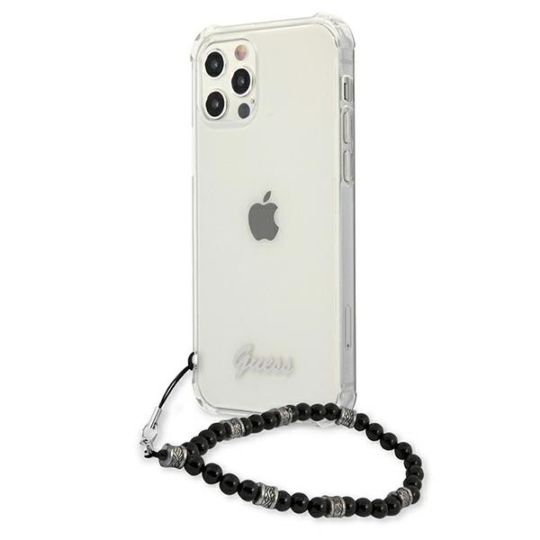 Guess GUHCP12LKPSBK iPhone 12 Pro Max6,7" Transparent hardcase Black Pearl