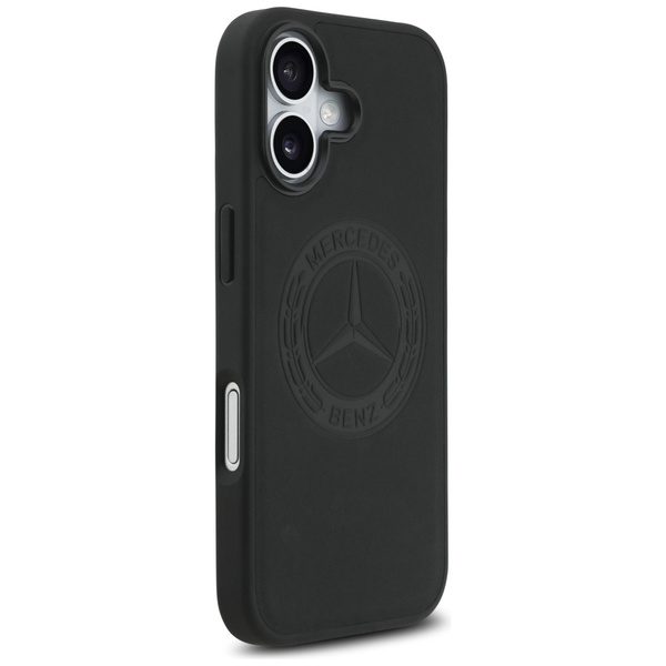 Etui Mercedes Leather Vintage Logo       MagSafe do iPhone 17 czarny