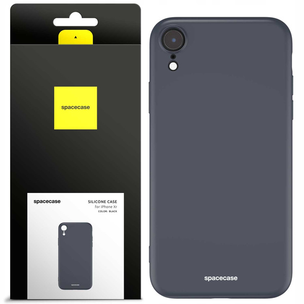 Spacecase Etui Silicone Case iPhone Xr black
