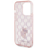 Karl Lagerfeld Monogram Choupette case for iPhone 15 Pro Max - pink
