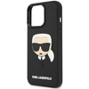Karl Lagerfeld KLHCP14LKH3DBK iPhone 14 Pro 6.1 "black / black hardcase 3D Rubber Karl`s Head