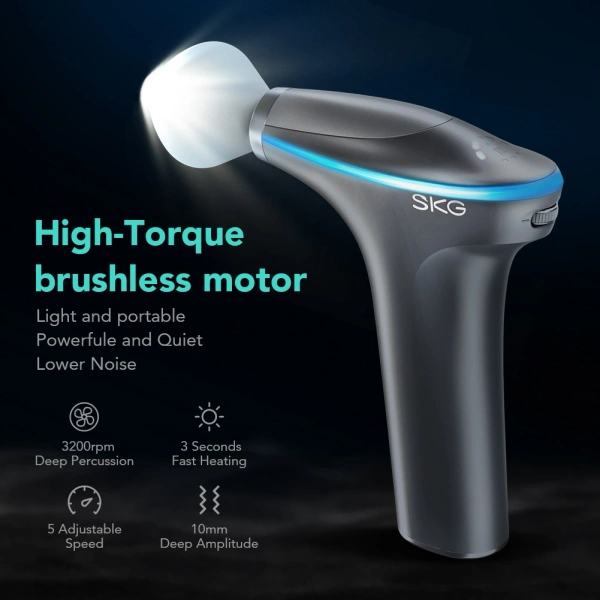 SKG F7-E massage gun for the whole body - gray