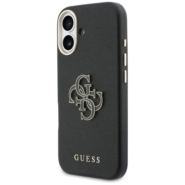 Etui Guess FW Resin Logo do iPhone 17    czarny