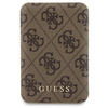 Zestaw Guess GUBPM5P15L4GEMGW iPhone15 Pro 6.1" hardcase + Powerbank 5000mAh MagSafe brązowy/brown 4G Metal Logo