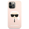 KARL LAGERFELD KLHCP13LSLKHLP IPHONE 13 PRO / 13 6.1 "LIGHT PINK / LIGHT PINK HARDCASE SILICONE KARL`S HEAD