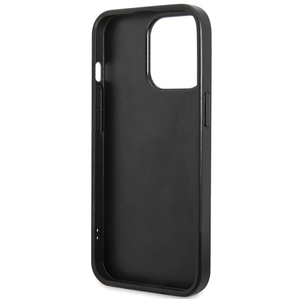 Guess GUHCP13XPS4DGPK iPhone 13 Pro Max 6.7" czarny/black hardcase Strass Metal Logo