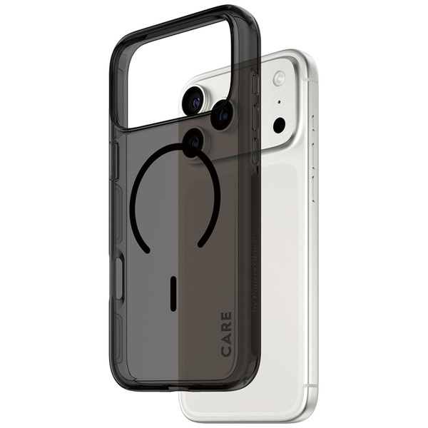 Etui CARE by PanzerGlass Flagship Urban  Explorer w. Black MagSafe do iPhone 17 Pro Max dymny