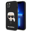 KARL LAGERFELD KLHCP13SSLKHBK IPHONE 13 MINI 5.4 "BLACK/BLACK HARDCASE SILICONE KARL`S HEAD