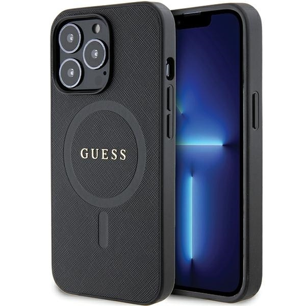 GUESS GUHMP13XPSAHMCK IPHONE 13 PRO MAX 6.7 "BLACK/BLACK HARDCASE SAFFIANO MAGSAFE