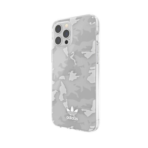 Adidas OR SnapCase Camo iPhone 12 ProMax przezroczysty/biały 43706
