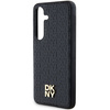 DKNY DKHMS24SPSHRPSK S24 S921czarny/black hardcase Leather Pattern Metal Logo MagSafe