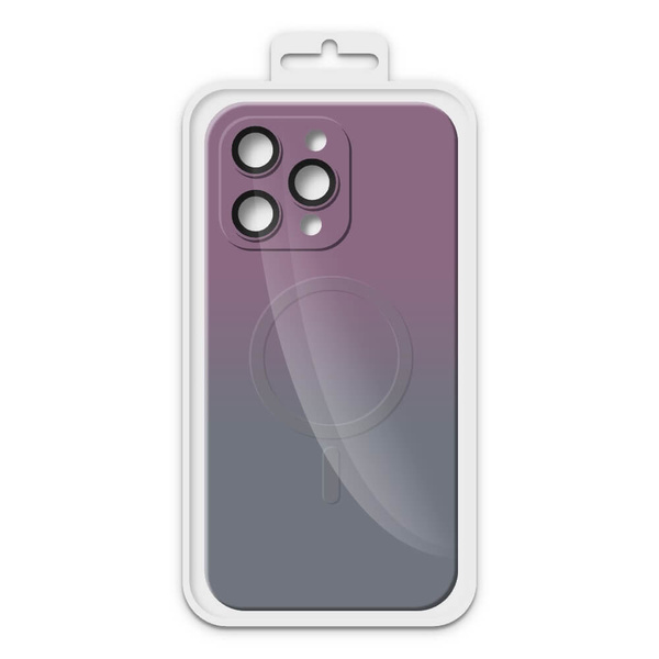 CASE RAINBOW MAGSAFE FOR APPLE IPHONE 12 PRO FIOLETOWY BOX