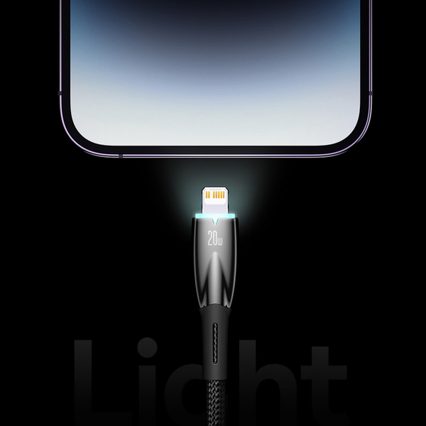 Baseus kabel Glimmer Series Fast Charging Data Cable Type-C to iP 20W 2m czarny